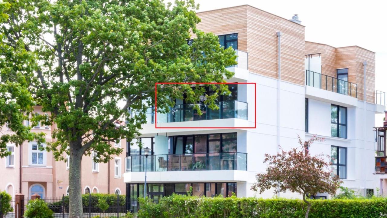 Apartament Z Widokiem Na Morze - Nadmorski Luksus Apartamenty Ustronie Morskie Luaran gambar
